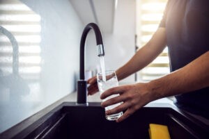 drinking water