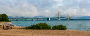 Mackinac Bridge, Great Lakes