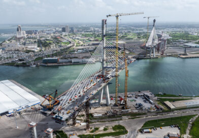 Longest concrete segmental cable-stayed bridge in North America opens in Texas