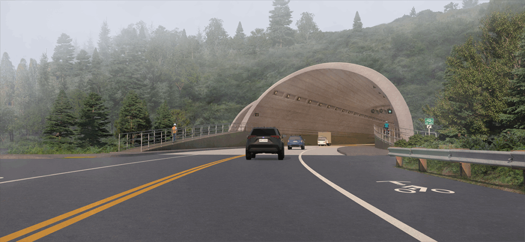 A project highlighted by ASCE about a proposed tunnel on California's 101 highway as a solution to infrastructure in need of constant repairs.